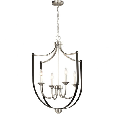 Tula 4 Light Medium Foyer Chandelier by Kichler - 52279ni