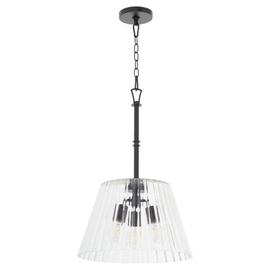 Lawton 3 Light Pendant 10.25 Inch Tall and 16 Inch Wide by Quorum - 8803-3