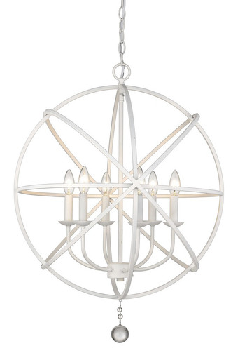 Tull 6 Light Chandelier 24 Inches Wide by 29.63 Inches High by Z-Lite - 458-24MW