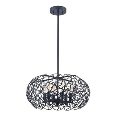 Helios 6 Light Large Pendant by Zeev P30039-6-MBK - P30039-6-MBK