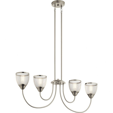 Voclain 4 Up Light Linear Chandelier by Kichler - 52273