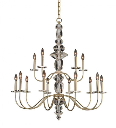 Bolivar 15 Light Oversized 2 Tier Chandelier by Allegri - 031252-041-FR001