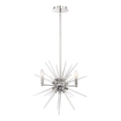 Pulsar 4 Light Small Sputnik Chandelier by Zeev - CD10178-4-CH