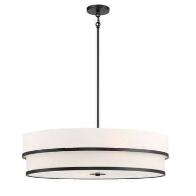 Cascade 4 Light Oversized Oval Pendant 32 Inch Wide by Minka Lavery - 2448-66A