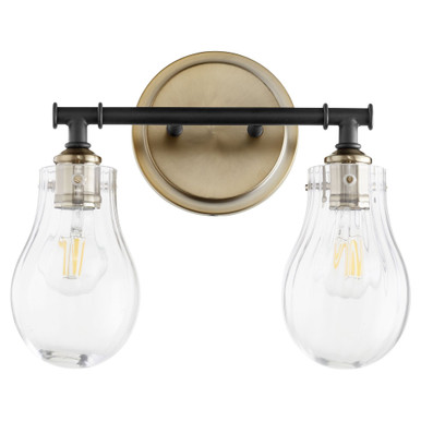 2 Light Vanity Light 12 Inch Tall by Quorum - 511-2-69