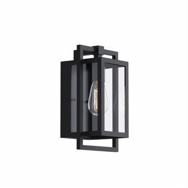Goson 1 Light Outdoor Wall Lantern 11.75 Inch Tall by Kichler - 59085BK