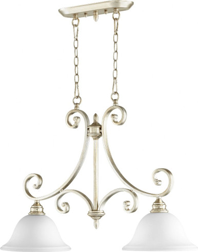 Bryant 2 Light Mini Island Chandelier by Quorum - 6554-2-60