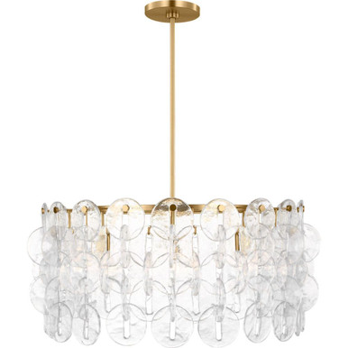 Candace 8 Light Chandelier 14.13 X 32 Inch Wide by Visual Comfort Studio - KSC1158BBS