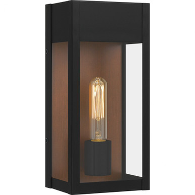 Maren 1 Light Medium Outdoor Wall Lantern by Quoizel - MAE8406MBK