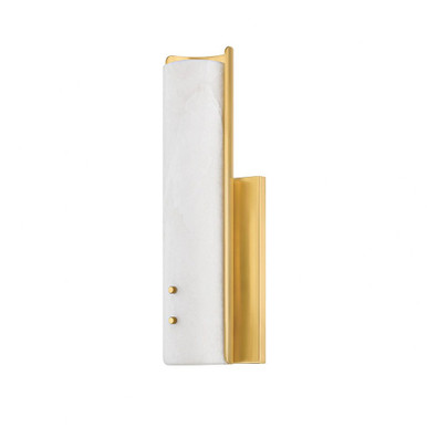 Lucio 12W 1 LED Light Wall Sconce by Hudson Valley - 9715-AGB