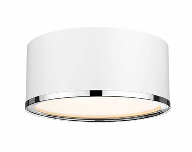 Arlo 2 Light 12.25 Inch Wide Flush Mount by Z-Lite 2303F2-MW-CH - 2303F2-MW-CH