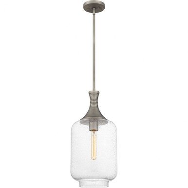 1 Light Small Pendant 21.5 Inch Tall by Quoizel - QPP6197AN