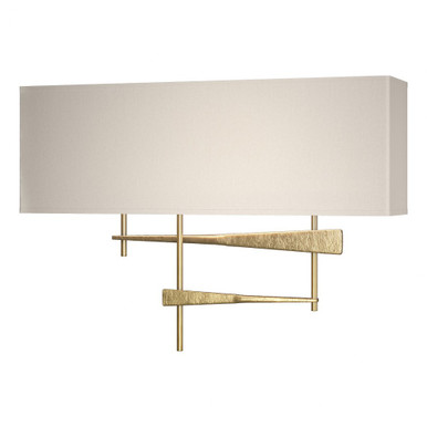 Cavaletti 2 Light Metal Wall Sconce 16.5 Inch Wide by Hubbardton Forge - 207675HF