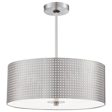 Grid Three Light Large Pendant by George Kovacs - P5743-084