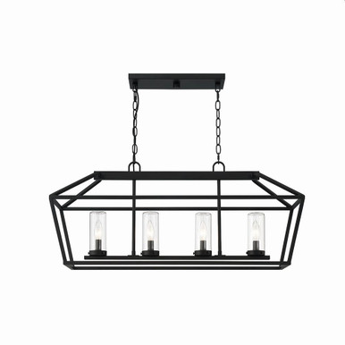 Bastille 4 Light Outdoor Small Pendant 14.75 Inch Tall by Eurofase - 42740-018