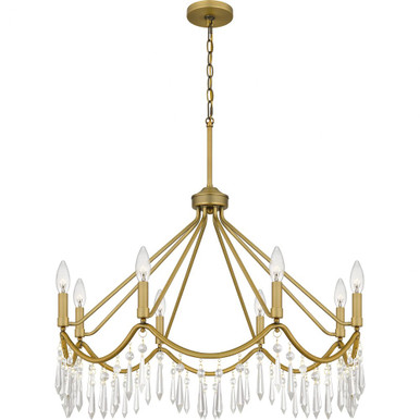 Airedale 8 Light Large Chandelier by Quoizel - AID5030AB