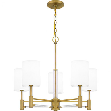 Gretchen 5 Light Medium Chandelier by Quoizel - GCN5026AB