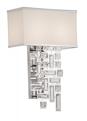 Vermeer 2 Light Wall Sconce 19 Inch Tall by Allegri - 11190-0
