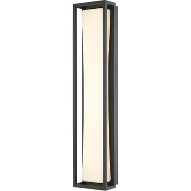 Baden 32W 1 LED Light Outdoor Wall Lantern by Z Lite - 587M-BK-LED