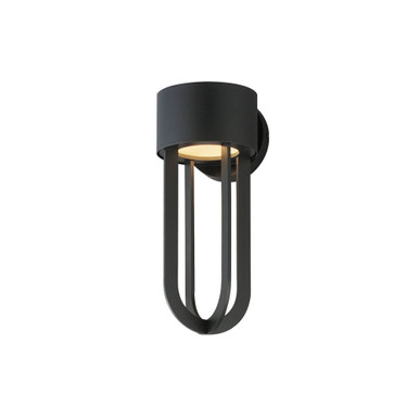 Quayside VX 12W 1 LED Outdoor Wall Mount 14 Inch and 5.5 Inch Wide by Maxim - 40682BK