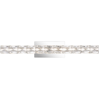 Luster 1 Light Vanity Light 32.75 Inch Wide by Quoizel - PCLU8533C