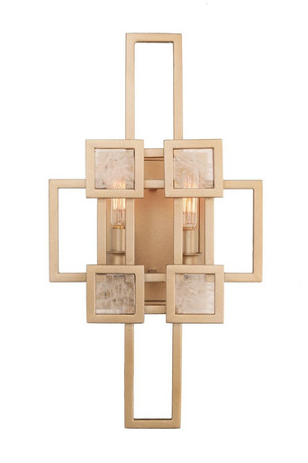 Metropolis 2 Light Wall Sconce by Kalco - 500620MG