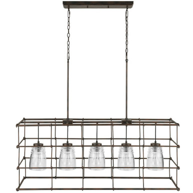 Turner 5 Light Oversized Island Pendant by Capital - 829751NG-462