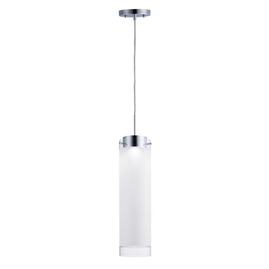 Scope 12W 1 LED Light Mini Pendant by Maxim - 10196CLFTPC