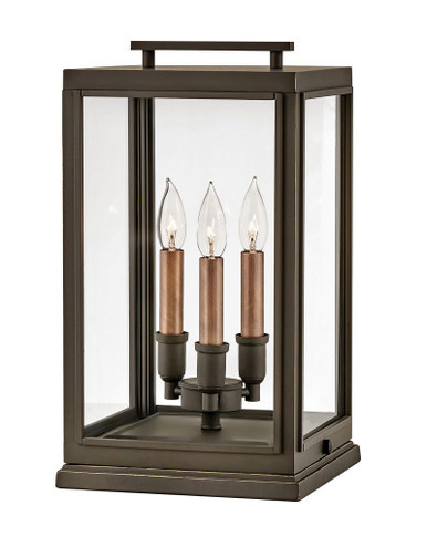 Sutcliffe 3 Light Large Outdoor Pier Mount 10.25 x 18 Inches by Hinkley  - 2917