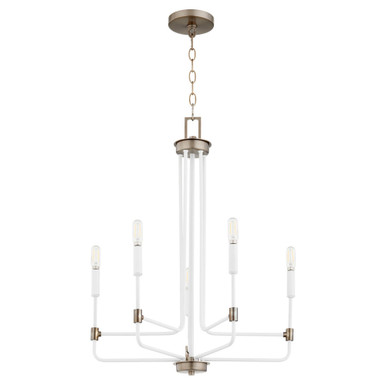 Davies 5 Light Medium Chandelier by Quorum - 633-5-0881
