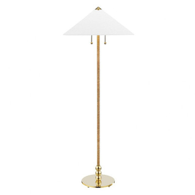 Flare Two Light Floor Lamp by Hudson Valley - L1399-AGB