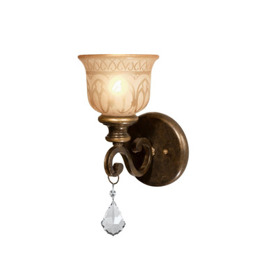 Norwalk 1 Light Candle Style Wall Sconce by Crystorama - 7501