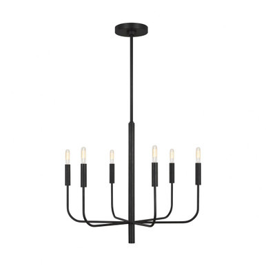 Brianna 6 Light Medium Chandelier by Visual Comfort Studio - EC1006