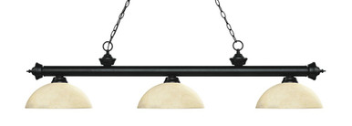 Riviera 3 Light Island/Billiard 14 Inch Wide by 12.75 Inch High by Z-Lite - 200-3R