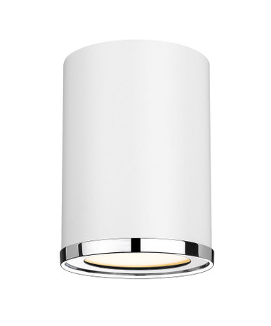 Arlo 1 Light 5.25 Inch Wide Flush Mount by Z-Lite 2303F1-MW-CH - 2303F1-MW-CH