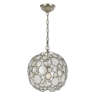 Palla 1 Light Medium Chandelier by Crystorama - 527-sa