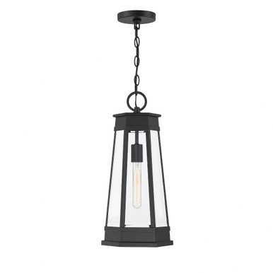 Payne 1 Light Outdoor Hanging Lantern 21.25 Inch Tall by Savoy House - 5-208-BK