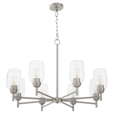 Wallinger 8 Light Large Chandelier by Quorum - 6112-8