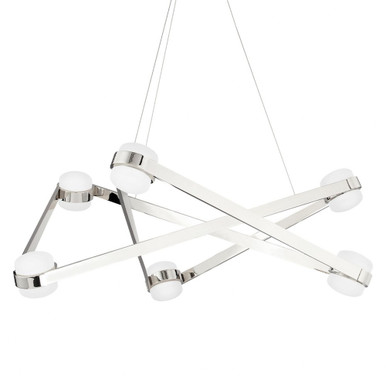 Orbit 6 Light Oversized Chandelier by Hudson Valley - 2738