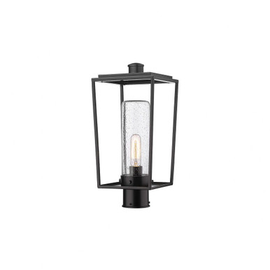 Sheridan 1 Light Outdoor Post Mounted Fixture 17.5 x 8 by Z-Lite - 594PHMR-BK