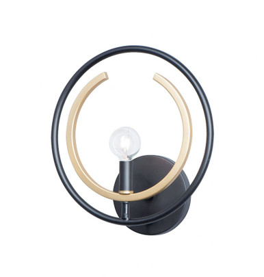 Clip 1 Light Wall Sconce by Maxim - 12501BKGLD