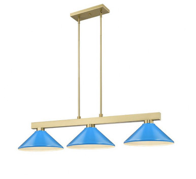 Cobalt 3 Light Medium Pendant by Z-Lite 152MGLD - 152MGLD