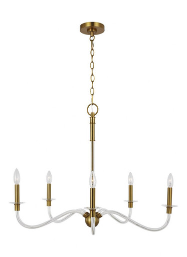 Hanover 5 Light Large Chandelier by Visual Comfort Studio - CC1315