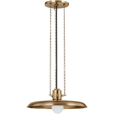 Rainhill 1 Light Large Pendant 6.5 Inch Tall by Troy - F3216-PBR