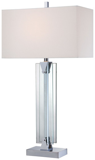 One Light Table Lamp 10 Inches by 31.5 Inches Tall by George Kovacs - P1608-077