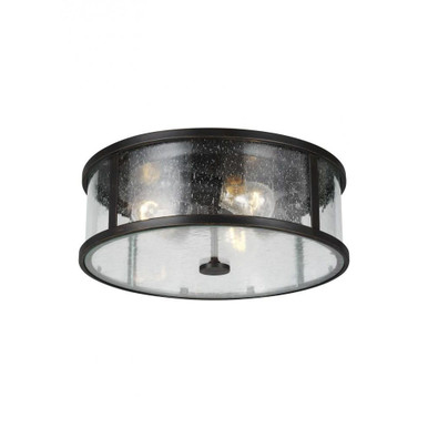 Dakota 3 Light 14 Inch Wide Transitional Flush Mount by Generation - OL7633ES