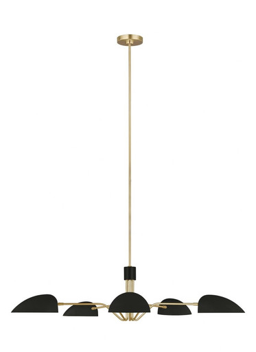 Jane 5 Light Oversized Chandelier by Visual Comfort Studio - ec1025mbk