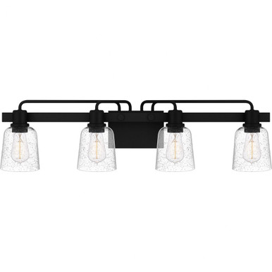 Lydia 4 Light Vanity Light by Quoizel - LYD8634MBK