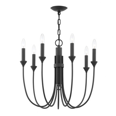 Cate 7 Light Chandelier by Troy - F1007-FOR