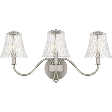McKinney 3 Light Bath Vanity 11 Inch Tall and 23 Inch Wide by Quoizel - MCK8623